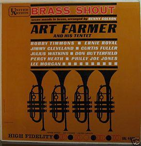 LP Record ART FARMER Brass Shout UAL4079 United Artists 1962 US Jazz Used
LP Record ART FARMER Brass Shout UAL4079 United Artists 1962 US Jazz Used