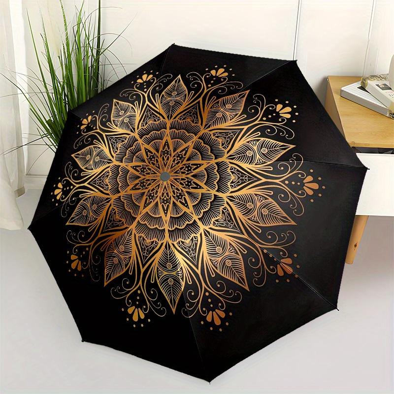 1pc Golden Mandala Pattern Umbrella with Plastic Handle,Suitable for All Seasons Home Travel Outdoor UmbrellaM1275
1pc Golden Mandala Pattern Umbrella with Plastic Handle,Suitable for All Seasons Home Travel Outdoor UmbrellaM1275