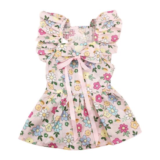 Floral Princess Dress with Bow Tie Sleeveless Breathable Spring Summer Charming Pet Skirt for Small Dogs Cats L розовый
Floral Princess Dress with Bow Tie Sleeveless Breathable Spring Summer Charming Pet Skirt for Small Dogs Cats L розовый