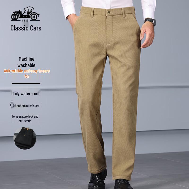 Men s Mid-Aged Corduroy Thickened Casual Trousers 32
Men s Mid-Aged Corduroy Thickened Casual Trousers 32
