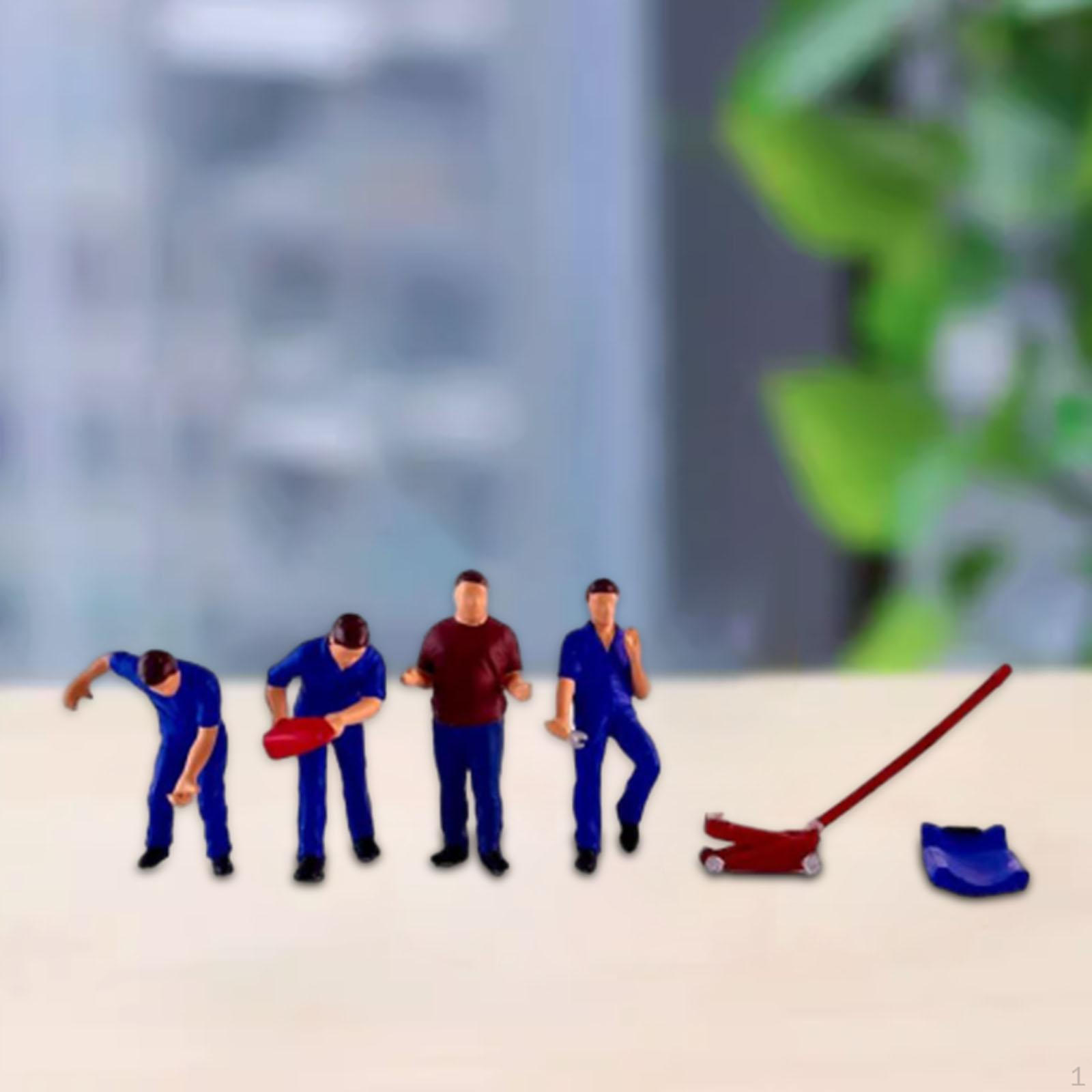 4 Pack Diorama Figures Miniature Layout Resin Street People Model for Fairy Garden Micro Landscape синій
4 Pack Diorama Figures Miniature Layout Resin Street People Model for Fairy Garden Micro Landscape синій