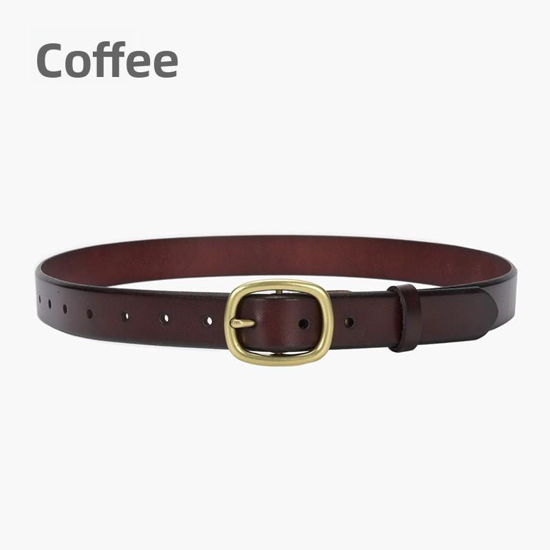 Meier Women s genuine leather belt - single layer, full grain cowhide, vintage fashion, versatile, d-ring buckle 105cm
Meier Women s genuine leather belt - single layer, full grain cowhide, vintage fashion, versatile, d-ring buckle 105cm