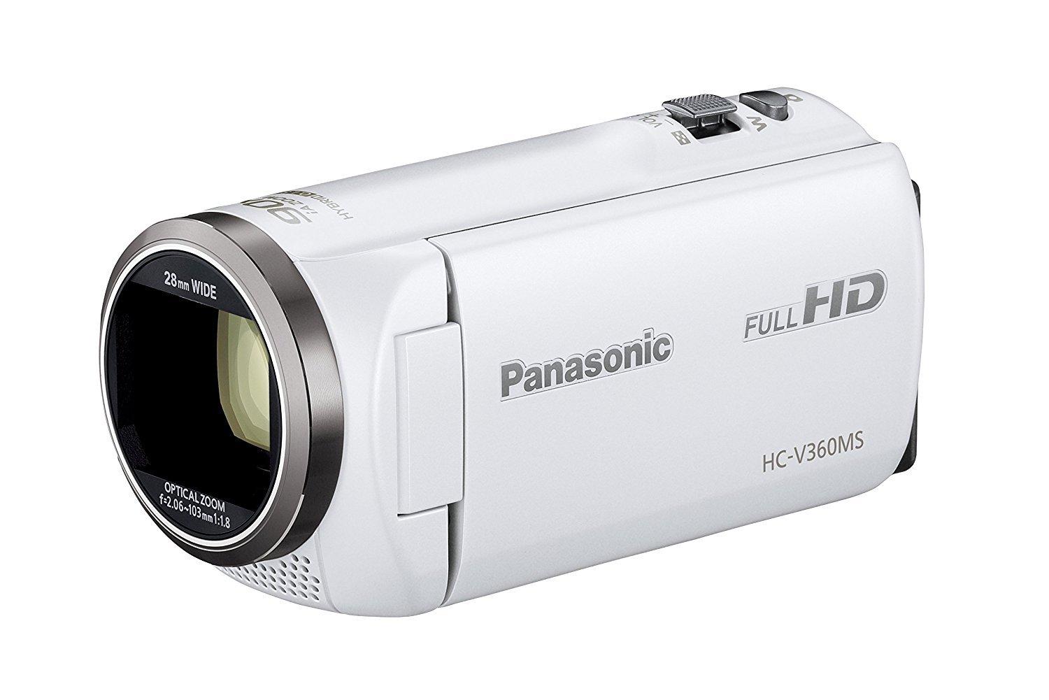 Panasonic HD Video Camera V360MS 16GB High Magnification 90x Zoom White HC-V360MS-W
Panasonic HD Video Camera V360MS 16GB High Magnification 90x Zoom White HC-V360MS-W