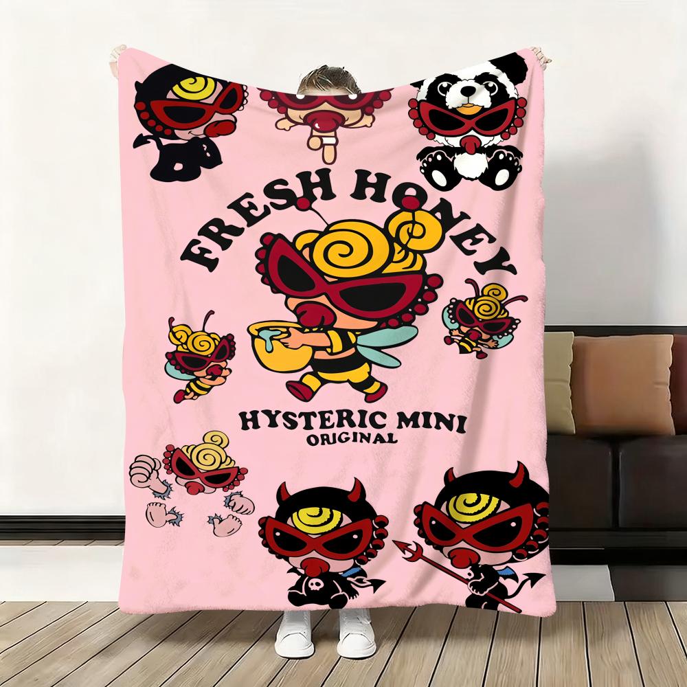 Cute H-Hysteric mini Throw Soft Flannel Blanket Warm Knee Skin-Friendly Throw for Sofa Office Bed Traveling Winter Oversize 75cmx90cm
Cute H-Hysteric mini Throw Soft Flannel Blanket Warm Knee Skin-Friendly Throw for Sofa Office Bed Traveling Winter Oversize 75cmx90cm
