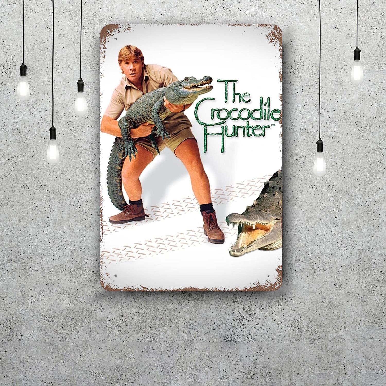 steve irwin TV host Retro Vintage Tin Sign Poster Decorative Plaque Metal Plate Wall Decor 20x30cm(7.8x11.8inch)
steve irwin TV host Retro Vintage Tin Sign Poster Decorative Plaque Metal Plate Wall Decor 20x30cm(7.8x11.8inch)