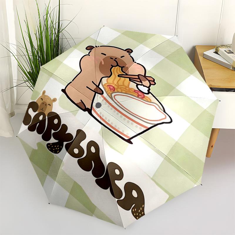 Capybara Themed Travel Umbrella-8 Ribs Automatic Opening and Closing, Portable Folding Design, Compact and Stylish Umbrella Suitable for Out
Capybara Themed Travel Umbrella-8 Ribs Automatic Opening and Closing, Portable Folding Design, Compact and Stylish Umbrella Suitable for Out