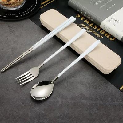 3-Piece Portable Flatware Set, Chopsticks, Fork and Spoon with Travel Case Cutlery Set For Home Office Camping Bento Box
3-Piece Portable Flatware Set, Chopsticks, Fork and Spoon with Travel Case Cutlery Set For Home Office Camping Bento Box