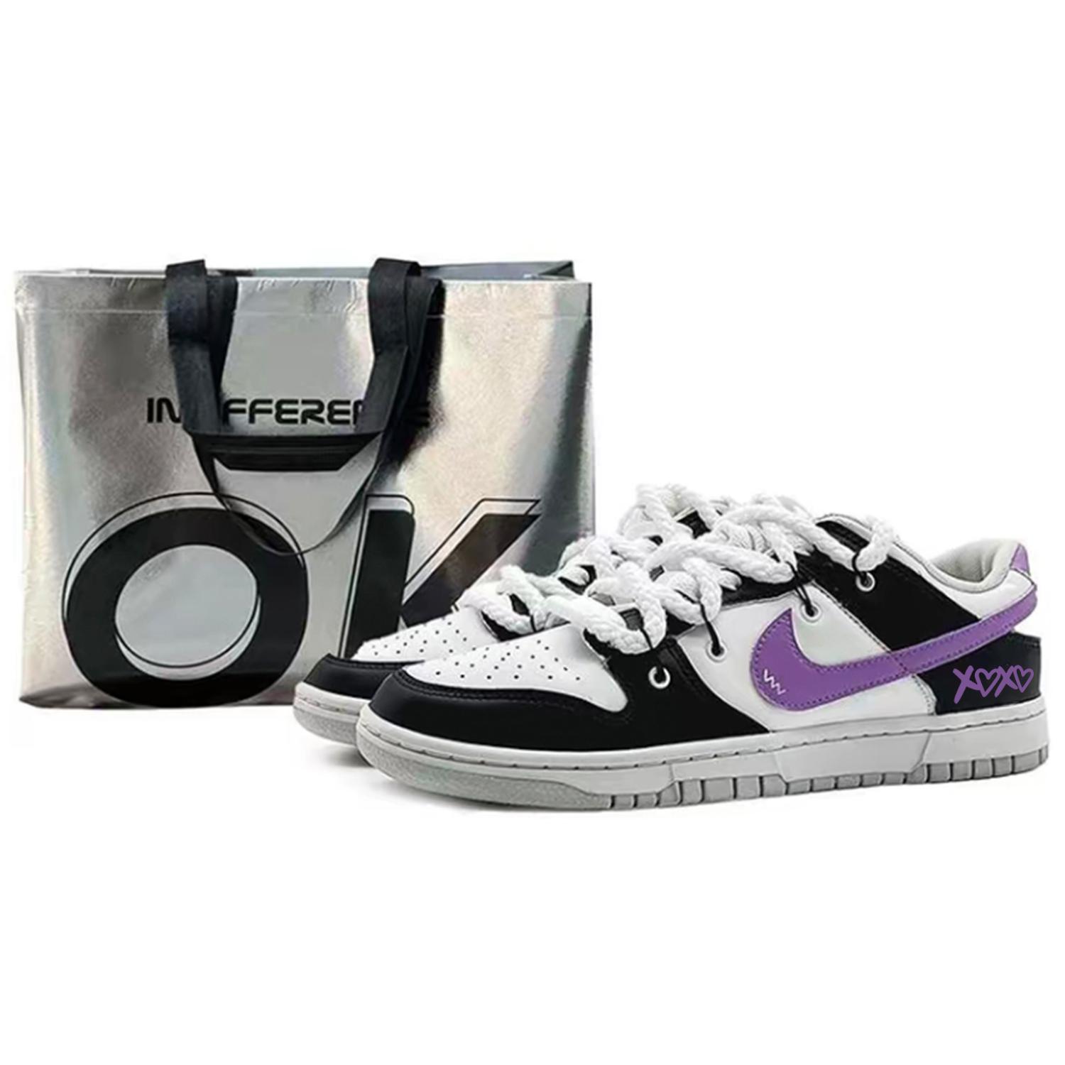 Nike Dunk EIGHT% Xoxo Cushioning, Wear Resistant Low top Skateboard Shoes Men s Black White Purple DV0831-101(Team131-xoxo S) 40.5
Nike Dunk EIGHT% Xoxo Cushioning, Wear Resistant Low top Skateboard Shoes Men s Black White Purple DV0831-101(Team131-xoxo S) 40.5