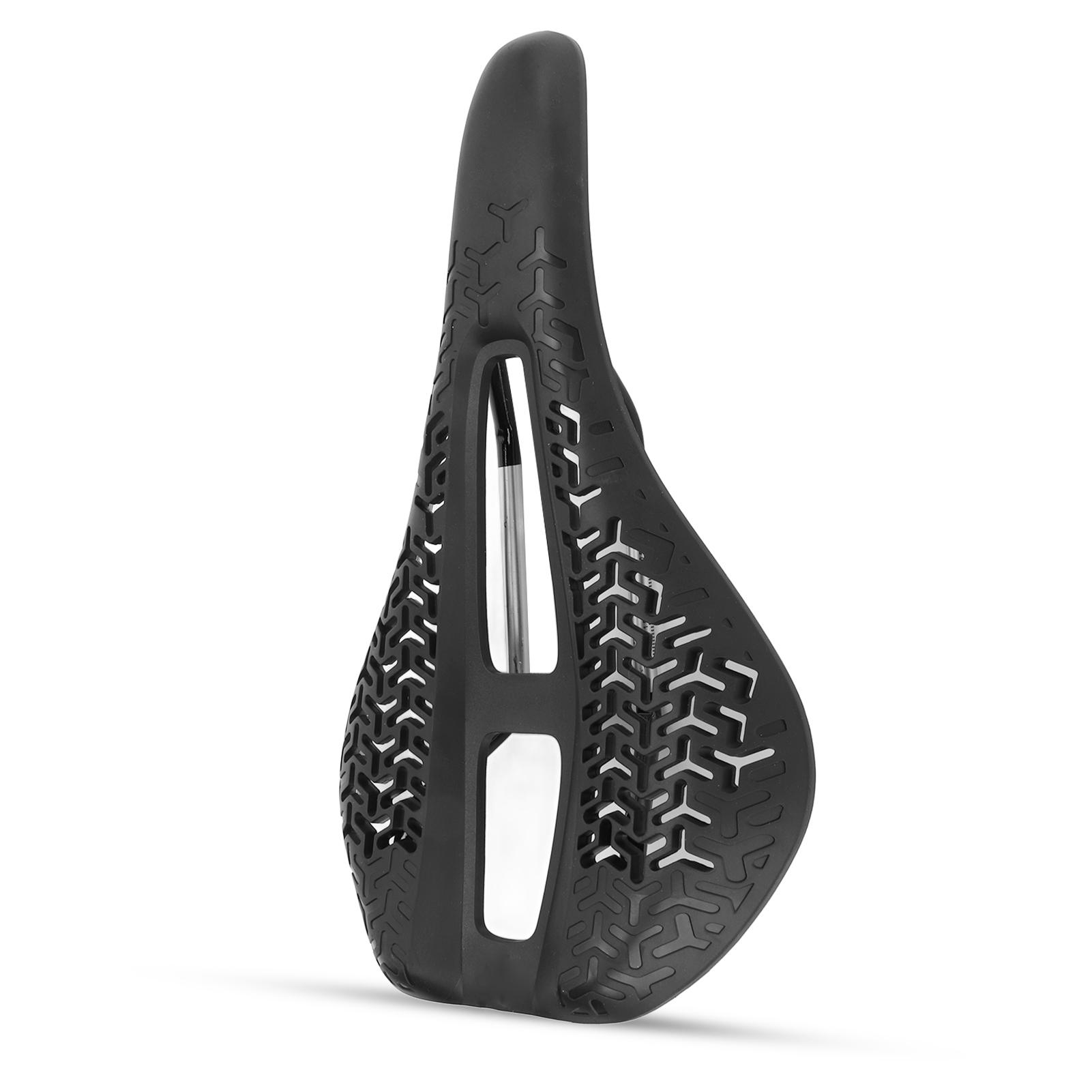 Road Bike Saddle Black Hollow Design Streamlined Durable Metal Nonslip High Tenacity Bike Seat for Road Mountain Bike
Road Bike Saddle Black Hollow Design Streamlined Durable Metal Nonslip High Tenacity Bike Seat for Road Mountain Bike