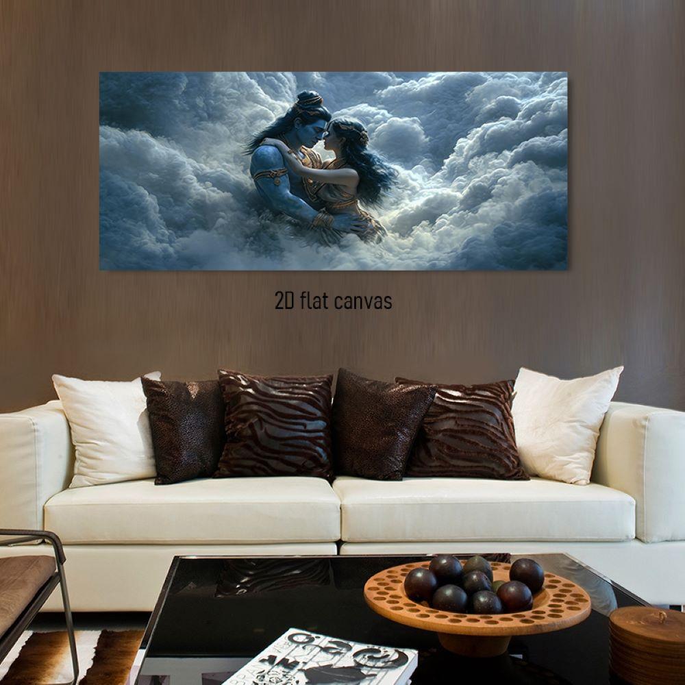 1pcs Indian Mythical Decorative Painting Shiva and Parvati Love Theme Canvas Painting Living Room Bedroom Entrance Wall Decorati (as the picture,50x100cm No Frame)
1pcs Indian Mythical Decorative Painting Shiva and Parvati Love Theme Canvas Painting Living Room Bedroom Entrance Wall Decorati (as the picture,50x100cm No Frame)