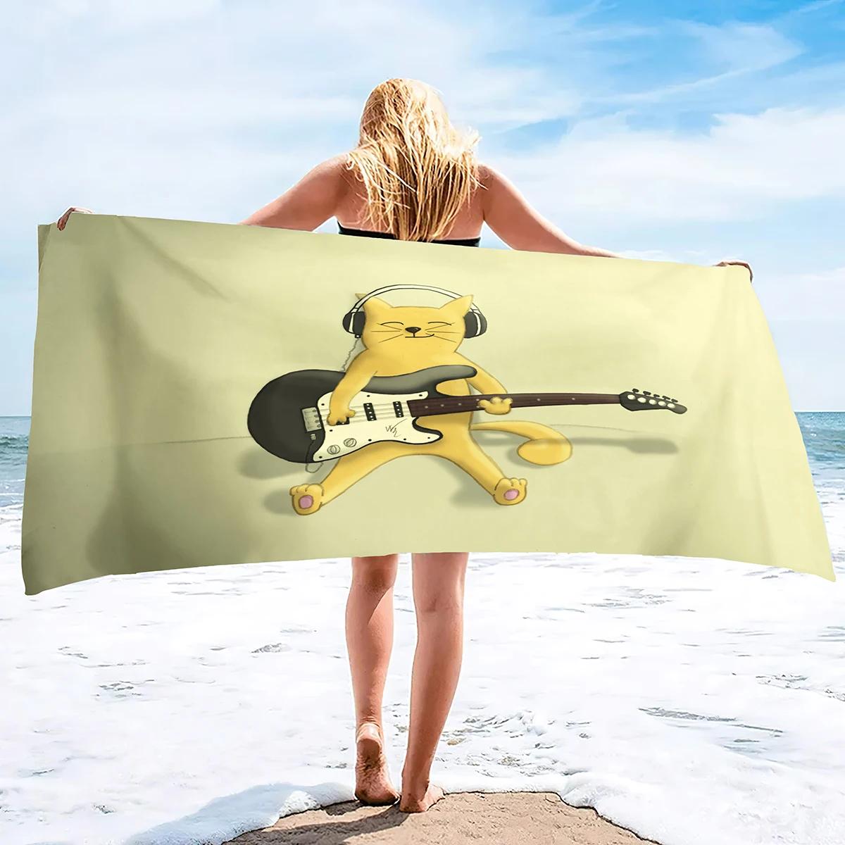 Lightweight Beach Towels Quick Dry,Guitar Soft Microfiber Sand Free Pool Bath Outdoor Travel Towel for Camping Swimming Sports W30*H60(CM)
Lightweight Beach Towels Quick Dry,Guitar Soft Microfiber Sand Free Pool Bath Outdoor Travel Towel for Camping Swimming Sports W30*H60(CM)