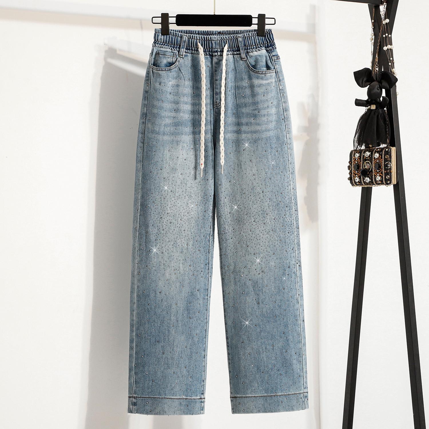 DIMANAF 2026 Spring Summer Women Plus Size Jeans Lady Denim Long Pants Oversized Loose Bottoms Fashion 3XL світло-синій колір
DIMANAF 2026 Spring Summer Women Plus Size Jeans Lady Denim Long Pants Oversized Loose Bottoms Fashion 3XL світло-синій колір