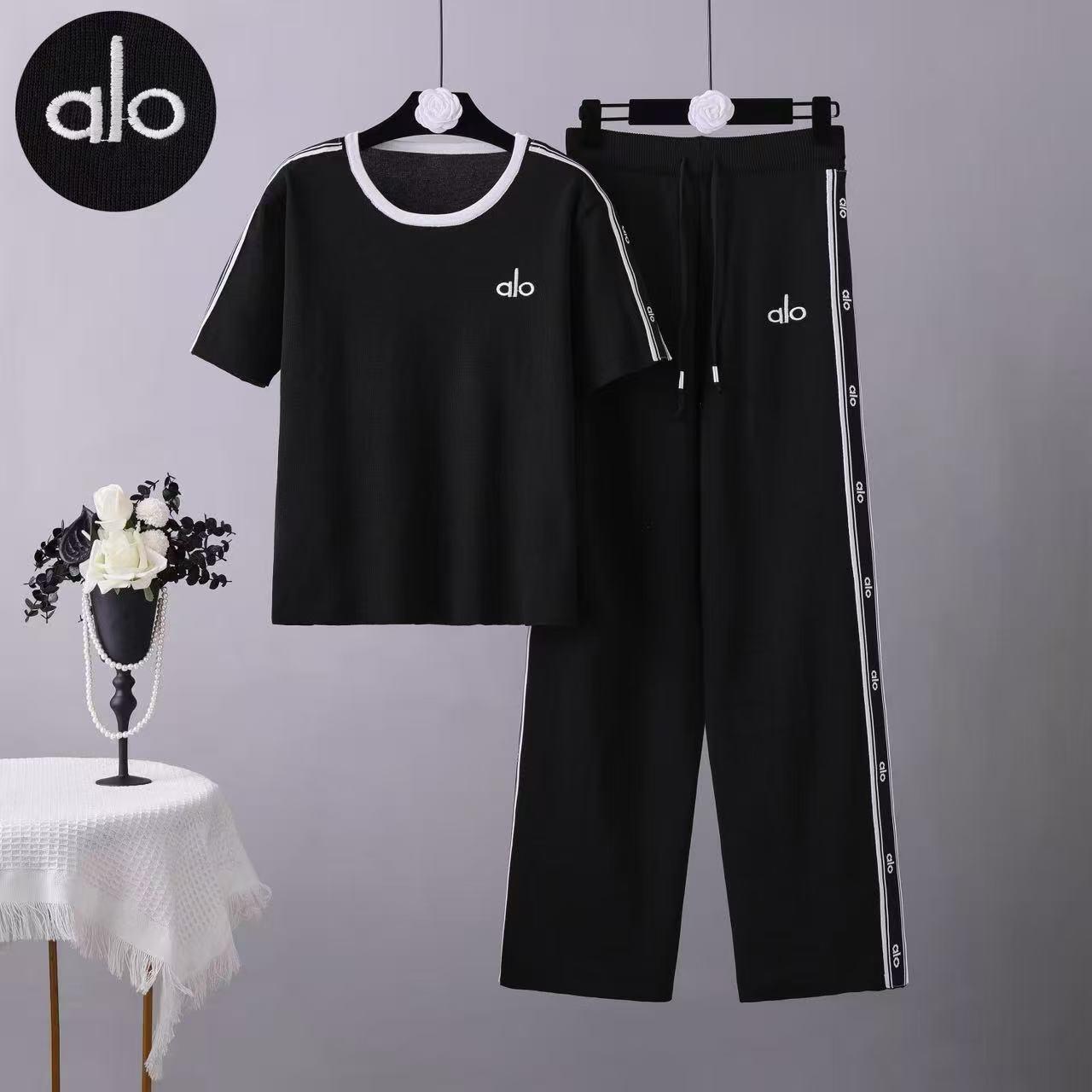 26 New Styles Casual European and American Short Sleeve Knit Top & Wide Leg Pants Two-Piece Set for Women One Size чорний
26 New Styles Casual European and American Short Sleeve Knit Top & Wide Leg Pants Two-Piece Set for Women One Size чорний
