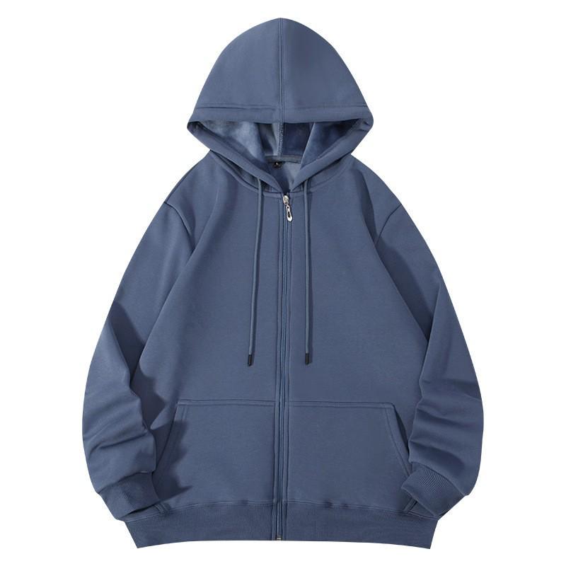 Unisex Velvet-Lined Zipper Hoodie: Trendy Autumn/Winter Casual Jacket M
Unisex Velvet-Lined Zipper Hoodie: Trendy Autumn/Winter Casual Jacket M