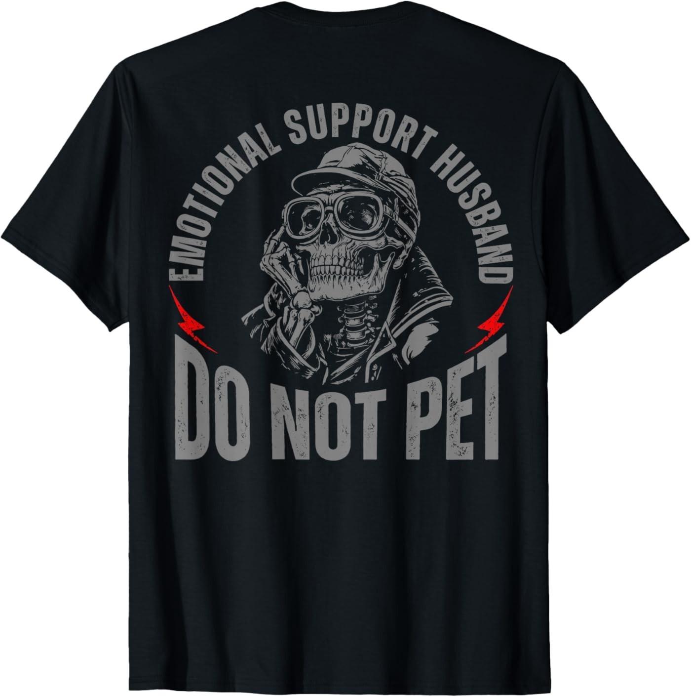 Skelton Emotional Support Husband Do Not Pet Dad ( On Back ) T-Shirt 5XL різнокольоровий
Skelton Emotional Support Husband Do Not Pet Dad ( On Back ) T-Shirt 5XL різнокольоровий