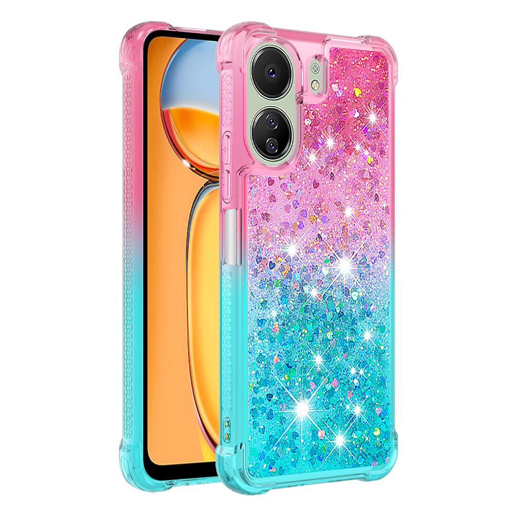 For Xiaomi Redmi 13C 4G/13C 5G/13R 5G/Poco M6 5G/Poco C65 4G TPU Case Gradient Quicksand Phone Back Cover Pink+Sky Blue
For Xiaomi Redmi 13C 4G/13C 5G/13R 5G/Poco M6 5G/Poco C65 4G TPU Case Gradient Quicksand Phone Back Cover Pink+Sky Blue