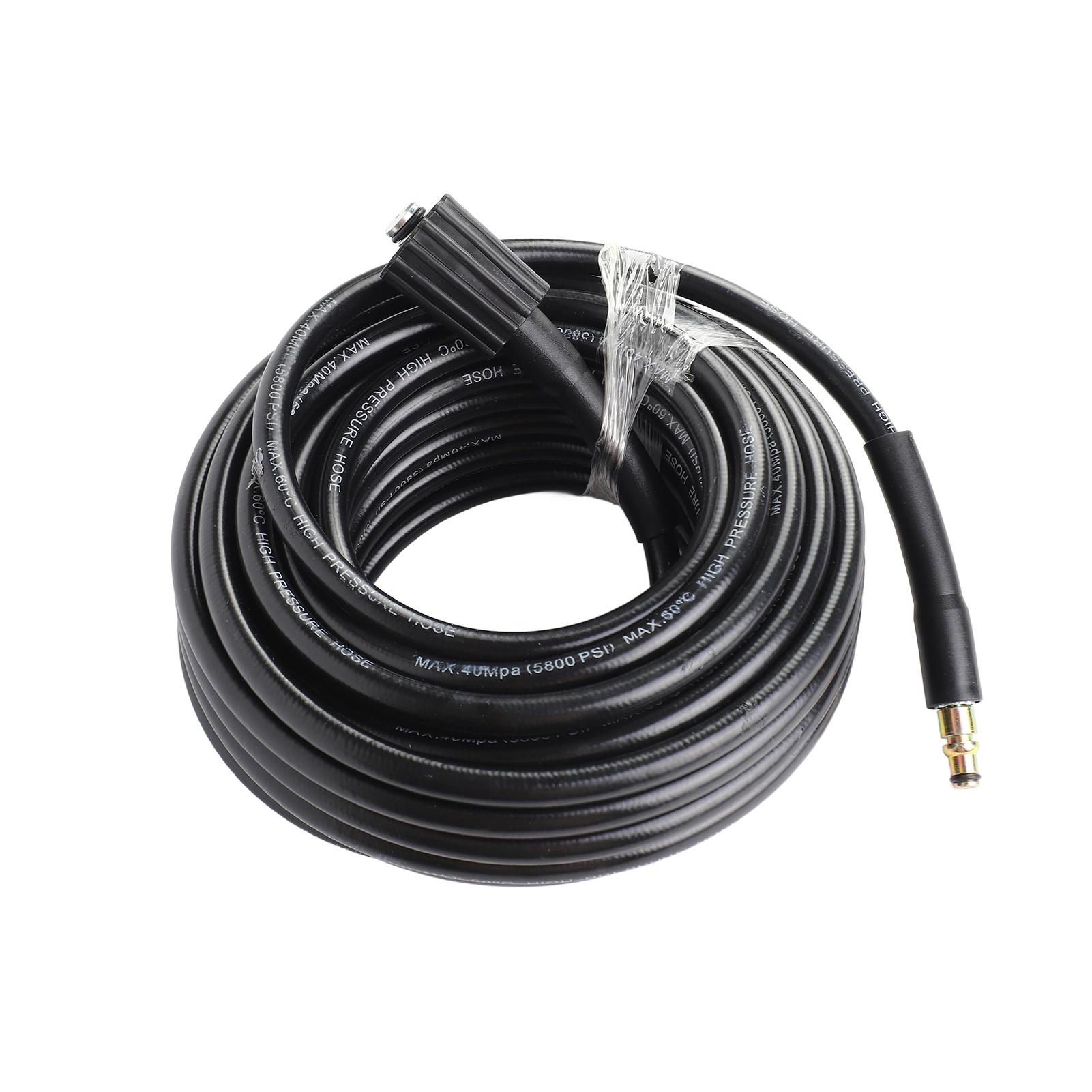 High Pressure Washer Hose M22 18Mpa 15m Black Garden Washer Pipe Sprayer Hose Partially Compatible for Nilfisk C100
High Pressure Washer Hose M22 18Mpa 15m Black Garden Washer Pipe Sprayer Hose Partially Compatible for Nilfisk C100