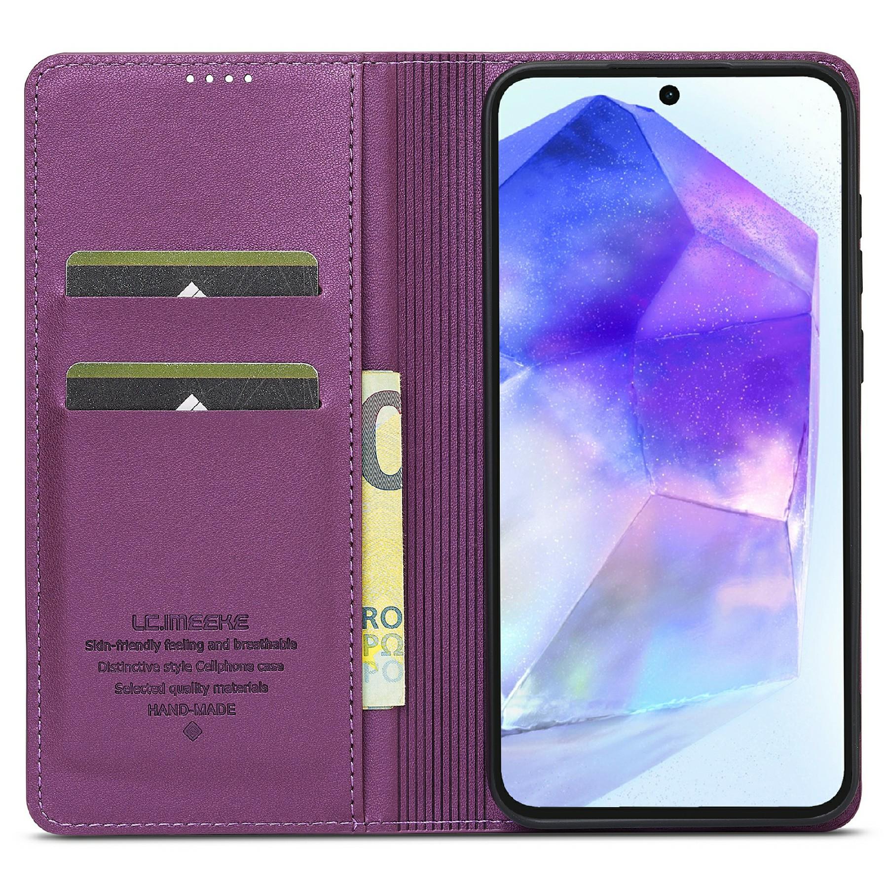 LC.IMEEKE L1 Series для Samsung Galaxy S25 Чохол PU Шкіряний Гаманець Підставка Захисний чохол для телефону Purple
LC.IMEEKE L1 Series для Samsung Galaxy S25 Чохол PU Шкіряний Гаманець Підставка Захисний чохол для телефону Purple