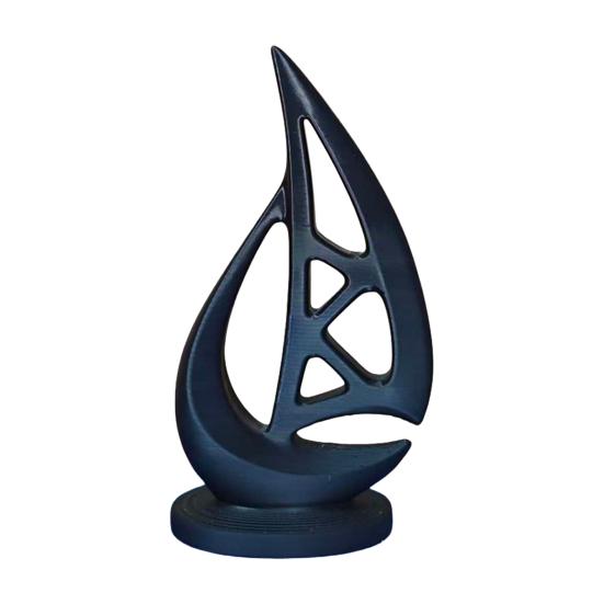 Mini 3D Printed Sailboat Figurine Nautical Coastal Boat Sculpture for Modern Home Office Mantel Bookshelf Decor
Mini 3D Printed Sailboat Figurine Nautical Coastal Boat Sculpture for Modern Home Office Mantel Bookshelf Decor