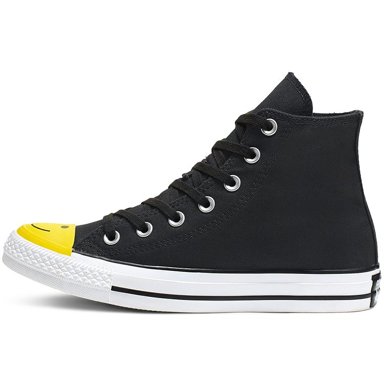 Converse Chuck Taylor All Star High Smiley Face - Black Unisex Sneakers White Neon-Nights 164423C
Converse Chuck Taylor All Star High Smiley Face - Black Unisex Sneakers White Neon-Nights 164423C