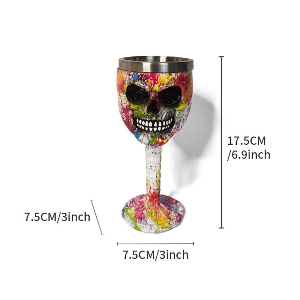 Бокал для вина на Хэллоуин Череп Бокал для вина на Хэллоуин Смола Нержавеющая сталь Посуда для вечеринок Чашки для вечеринок Нарисованный вручную дизайн для вина
Бокал для вина на Хэллоуин Череп Бокал для вина на Хэллоуин Смола Нержавеющая сталь Посуда для вечеринок Чашки для вечеринок Нарисованный вручную дизайн для вина
