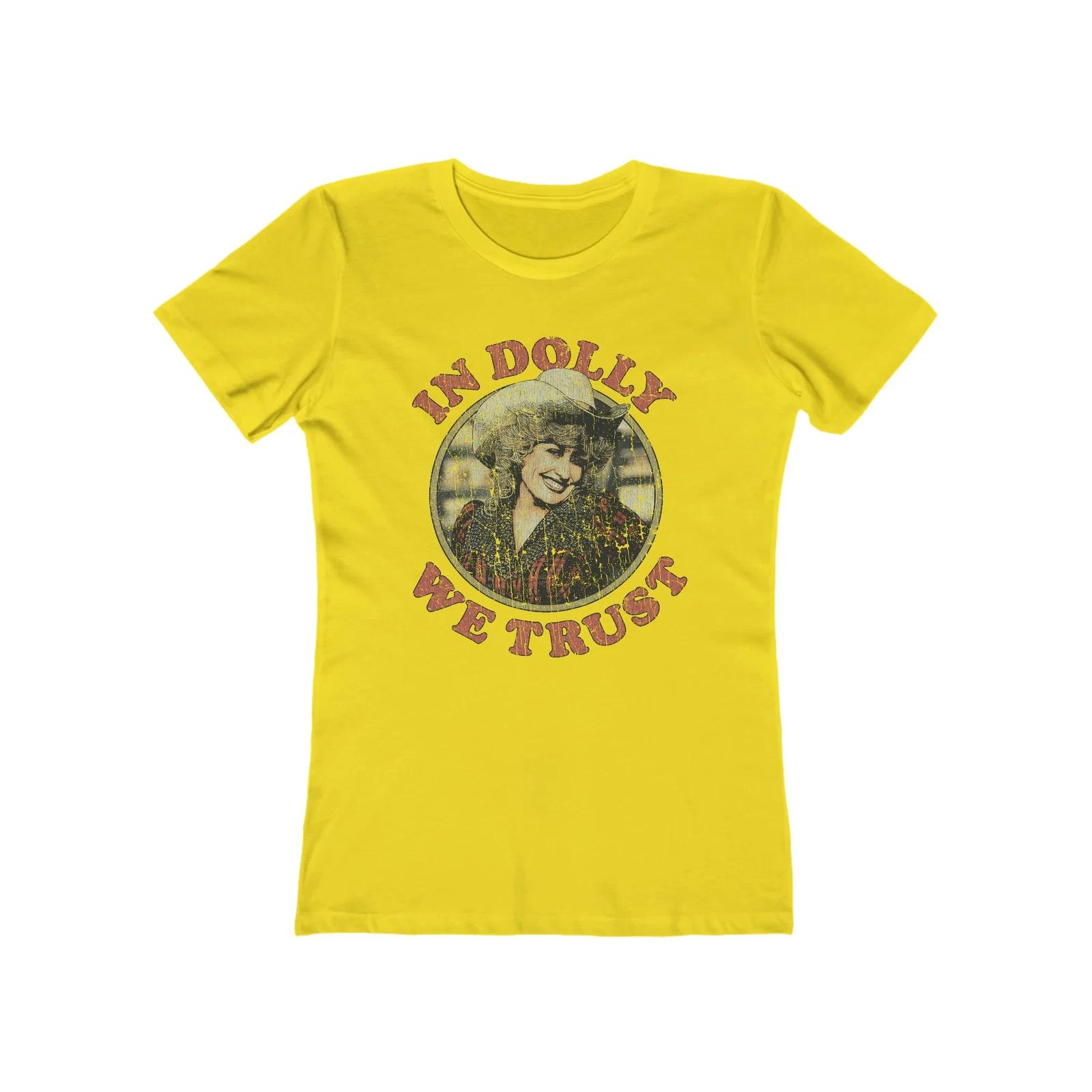 In Dolly We Trust 1984 Vintage Women s T shirt S
In Dolly We Trust 1984 Vintage Women s T shirt S