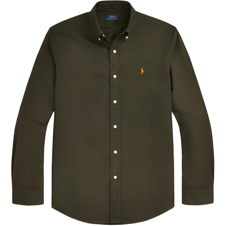Polo Ralph Lauren FW24 Solid Logo Embroidered Point Collar Loose Long Sleeve Shirt Men shirts Olive-Green MNPOWOV16823843-300 S
Polo Ralph Lauren FW24 Solid Logo Embroidered Point Collar Loose Long Sleeve Shirt Men shirts Olive-Green MNPOWOV16823843-300 S