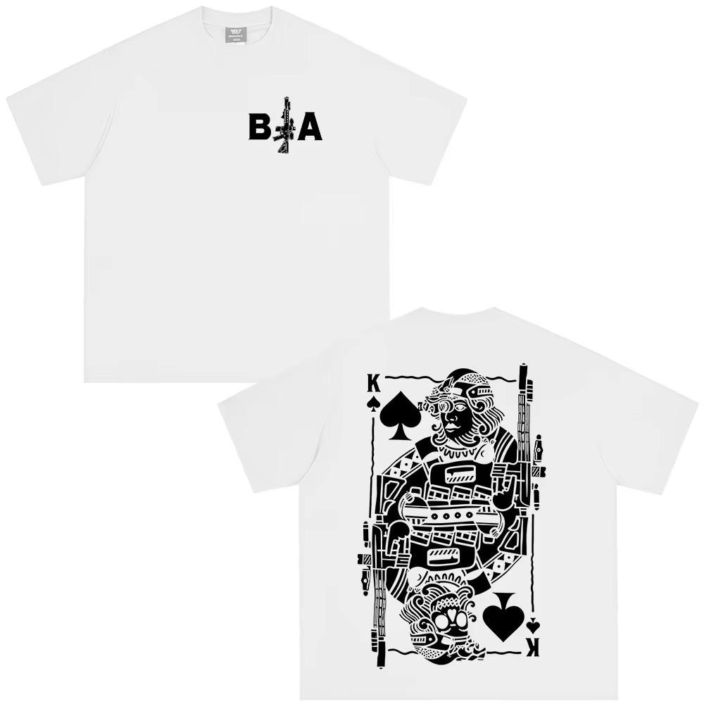 King Of Spades Brothers in Arms Double Sided Printed Tshirt Unisex Women Clothing Casual pure Cotton Short Sleeves Top Streetwear S
King Of Spades Brothers in Arms Double Sided Printed Tshirt Unisex Women Clothing Casual pure Cotton Short Sleeves Top Streetwear S