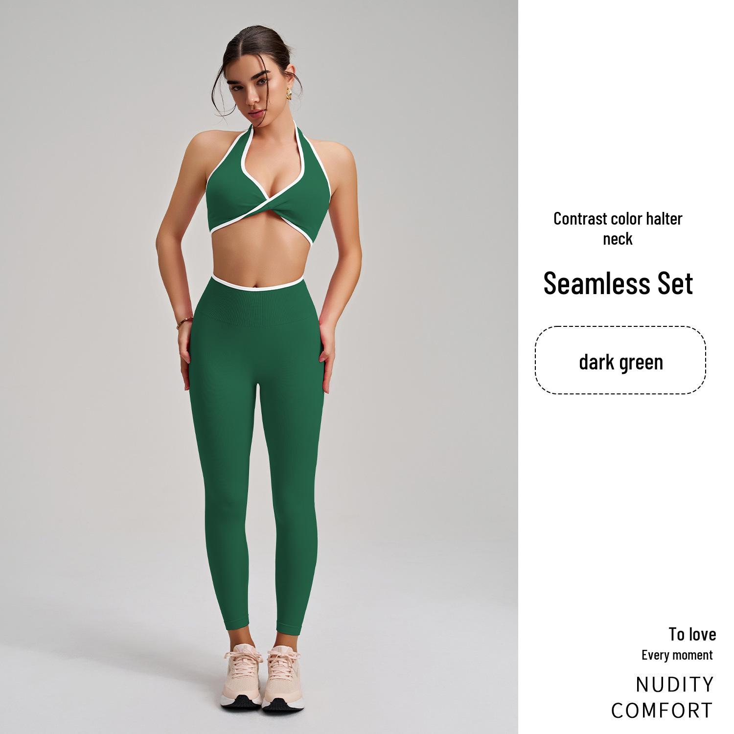 New Women s Hot Selling Yoga Sports Bra & Long Pants Set for Running & Fitness Small темно-зелений колір
New Women s Hot Selling Yoga Sports Bra & Long Pants Set for Running & Fitness Small темно-зелений колір