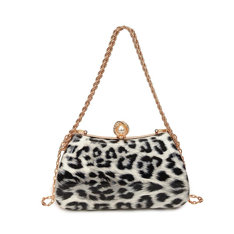 Chain Clutch Bag Fashion Evening Party Purse Phone Bag Lady Brown Leopard Printing Handbag Small Box Crossbody Bag Ladies
Chain Clutch Bag Fashion Evening Party Purse Phone Bag Lady Brown Leopard Printing Handbag Small Box Crossbody Bag Ladies