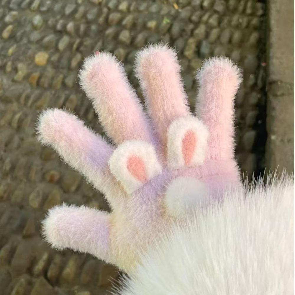 Cute Coral velvet Coral Velvet Gloves Cat Ear Warmer Gloves Windproof Cartoon Warm Gloves Cycling
Cute Coral velvet Coral Velvet Gloves Cat Ear Warmer Gloves Windproof Cartoon Warm Gloves Cycling