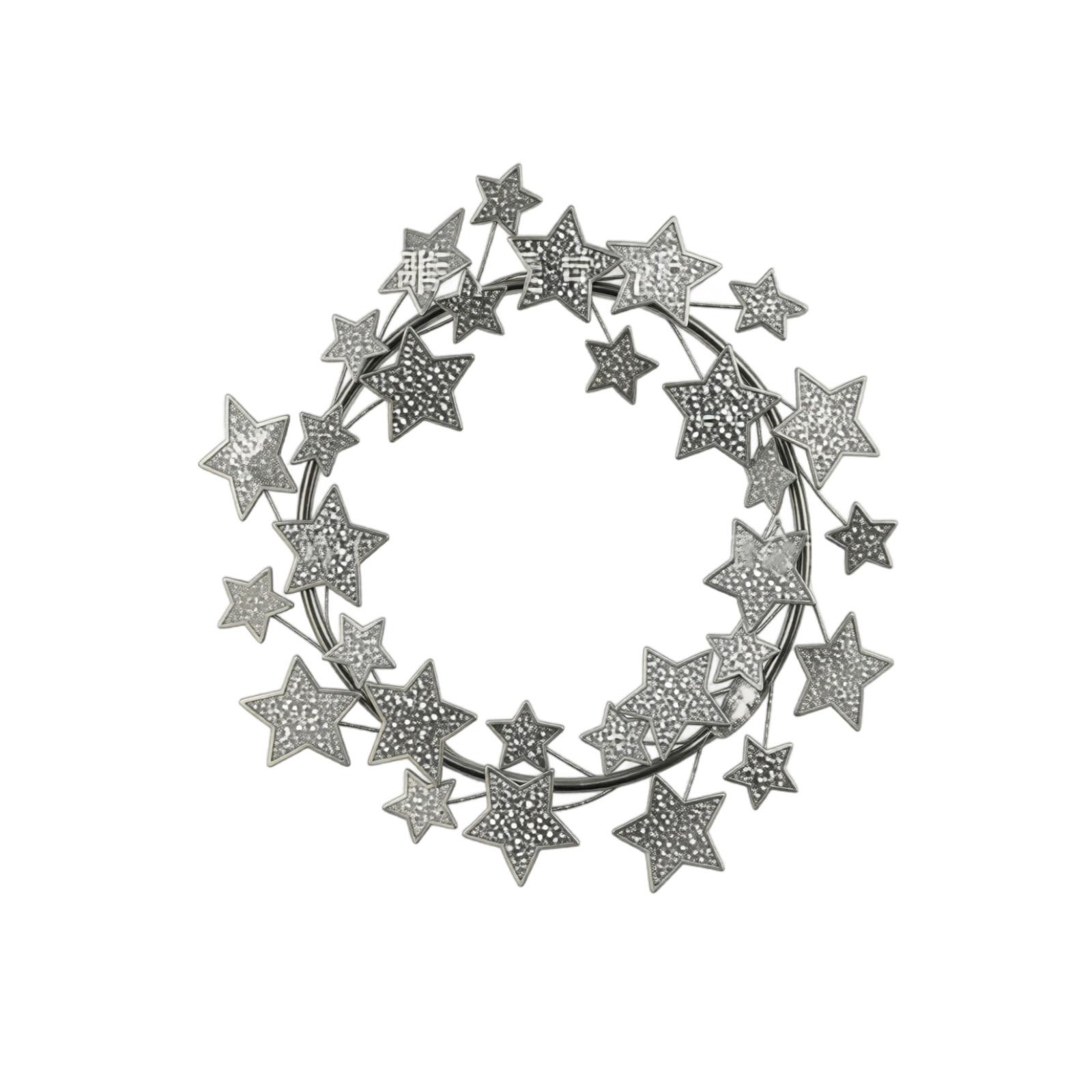 28cm Star Wreath Decorative Metal Wire Frame with Multiple Star Shapes for Wall Hanging Indoor Outdoor Use One Size
28cm Star Wreath Decorative Metal Wire Frame with Multiple Star Shapes for Wall Hanging Indoor Outdoor Use One Size
