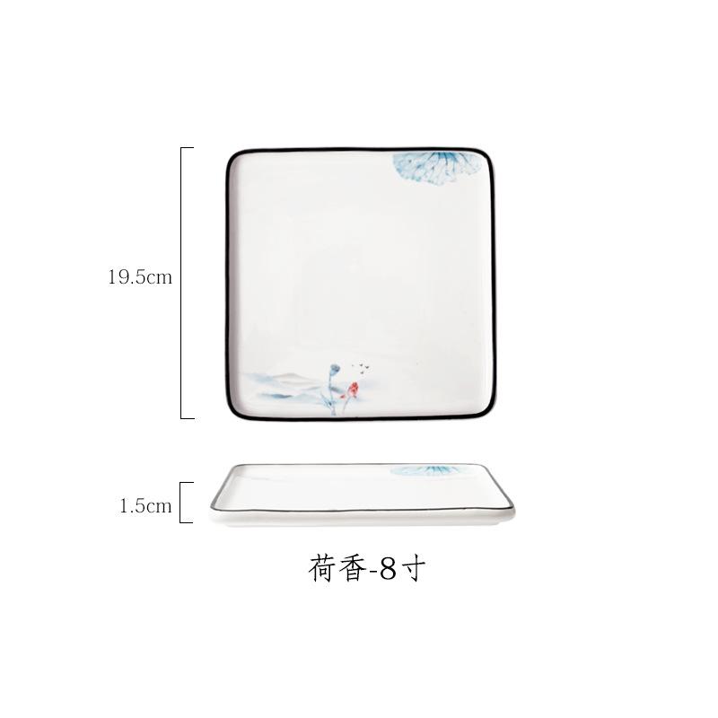 Restaurant Dishes Ceramic Plates Household Dishes Western Dishes Chinese Dishes Korean Square Large Plates Guochao
Restaurant Dishes Ceramic Plates Household Dishes Western Dishes Chinese Dishes Korean Square Large Plates Guochao