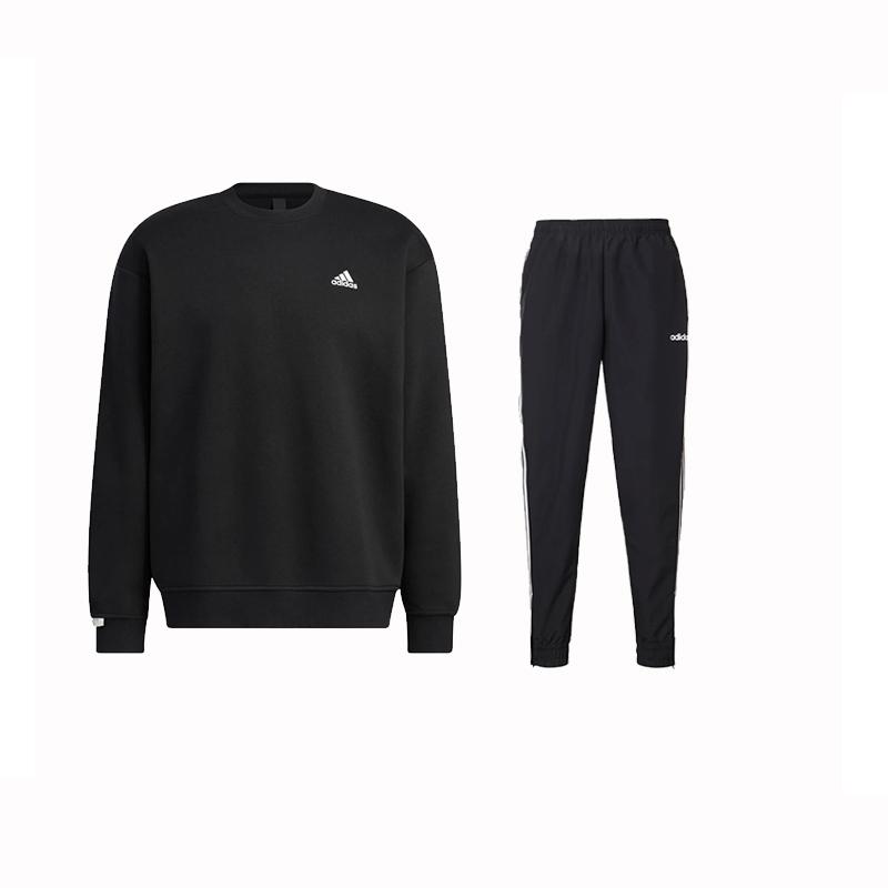 Узор с логотипом Adidas, круглый вырез, свитер с длинным рукавом, три полоски сбоку, свободные манжеты, спортивные брюки, повседневный спортивный комплект IB2774+DZ8488 M
Узор с логотипом Adidas, круглый вырез, свитер с длинным рукавом, три полоски сбоку, свободные манжеты, спортивные брюки, повседневный спортивный комплект IB2774+DZ8488 M