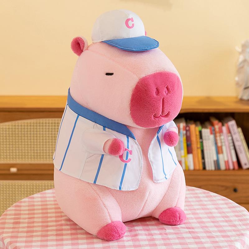 Large Sports Capybara Plush Toy with Baseball Cap - Stuffed Animal Gift for Kids Green Backpack
Large Sports Capybara Plush Toy with Baseball Cap - Stuffed Animal Gift for Kids Green Backpack