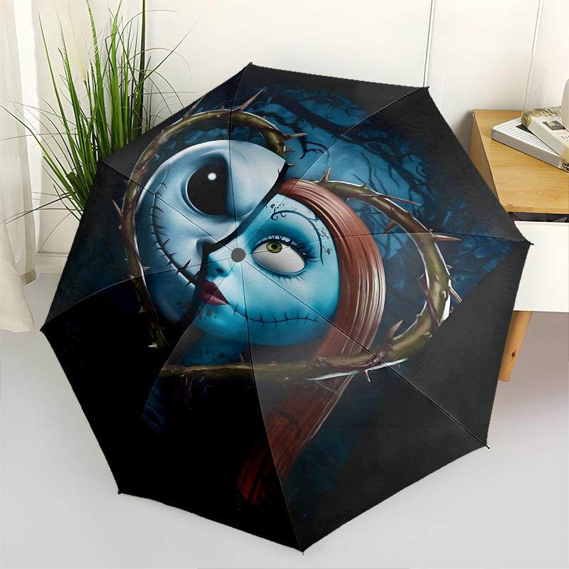 Nightmare Before Christmas, Jack Skellington Themed Automatic Opening and Closing Umbrella, Brightly Colored 8-rib Portable Umbrella
Nightmare Before Christmas, Jack Skellington Themed Automatic Opening and Closing Umbrella, Brightly Colored 8-rib Portable Umbrella