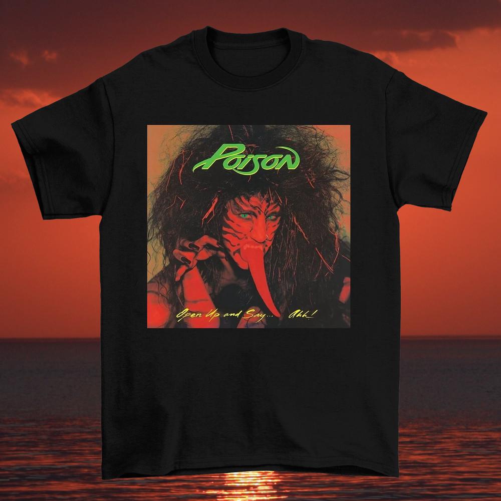 Poison Band Open Up And Say Ahh 1 Sided Black Cotton T Shirt Full Size S-5XL Unisex T-Shirt L
Poison Band Open Up And Say Ahh 1 Sided Black Cotton T Shirt Full Size S-5XL Unisex T-Shirt L