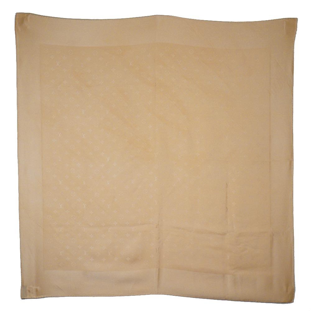 LOUIS VUITTON Monogram scarf beige silk Women Used
LOUIS VUITTON Monogram scarf beige silk Women Used