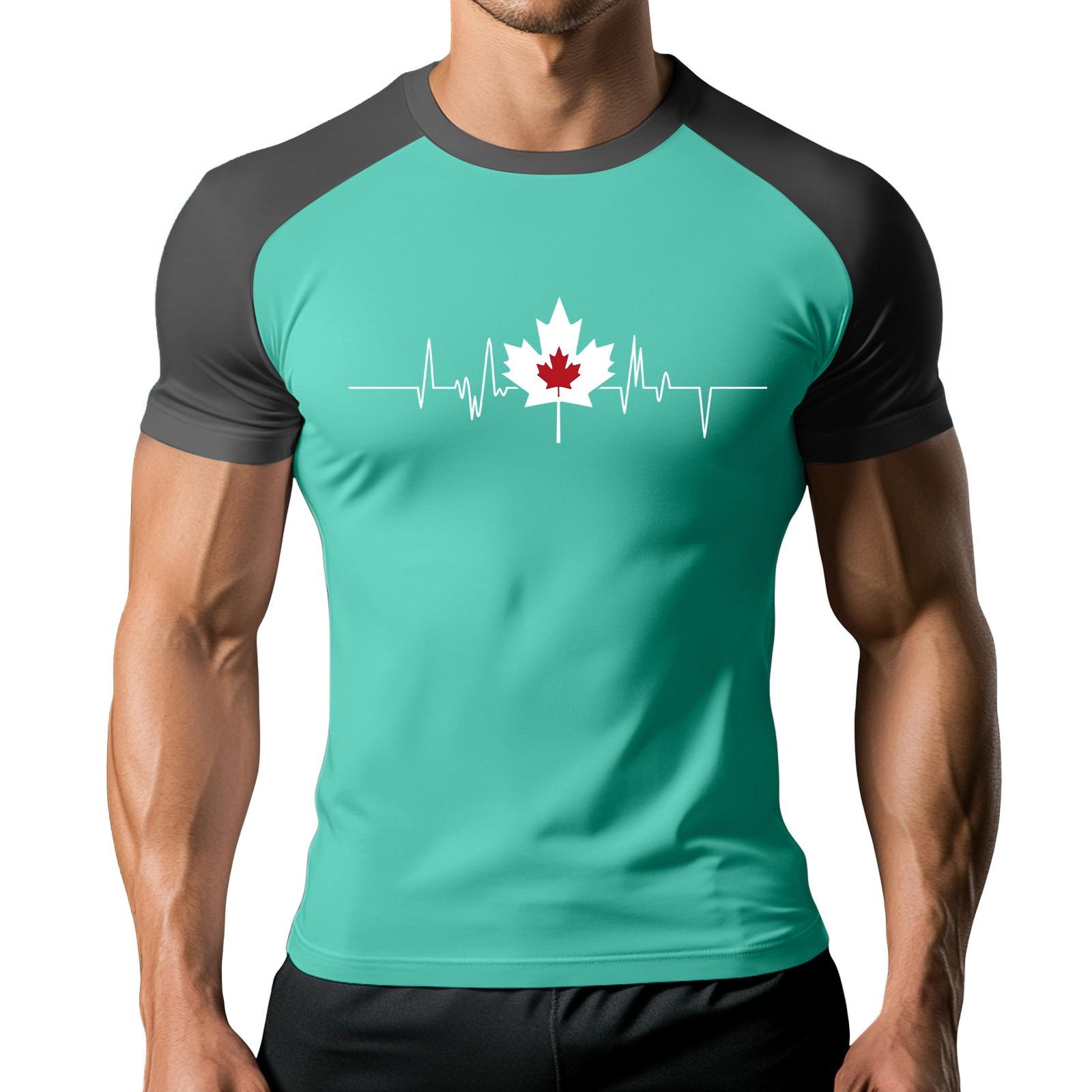 Мужская модная спортивная футболка с коротким рукавом и принтом контрастного цвета XXXL зелёный
Мужская модная спортивная футболка с коротким рукавом и принтом контрастного цвета XXXL зелёный