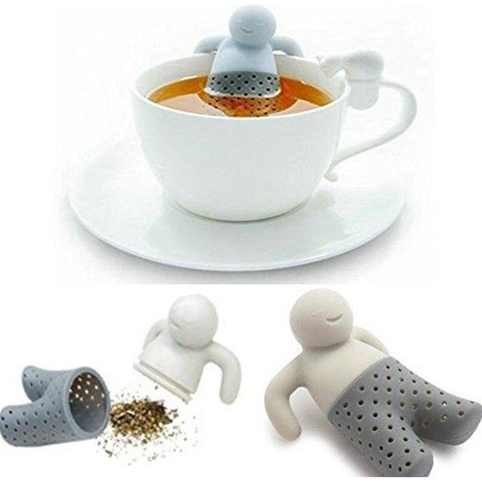 Filtre à passoire à thé en silicone alimentaire et inodore pour tisane en forme de bonhomme prenant son bain dans la tasse
Filtre à passoire à thé en silicone alimentaire et inodore pour tisane en forme de bonhomme prenant son bain dans la tasse