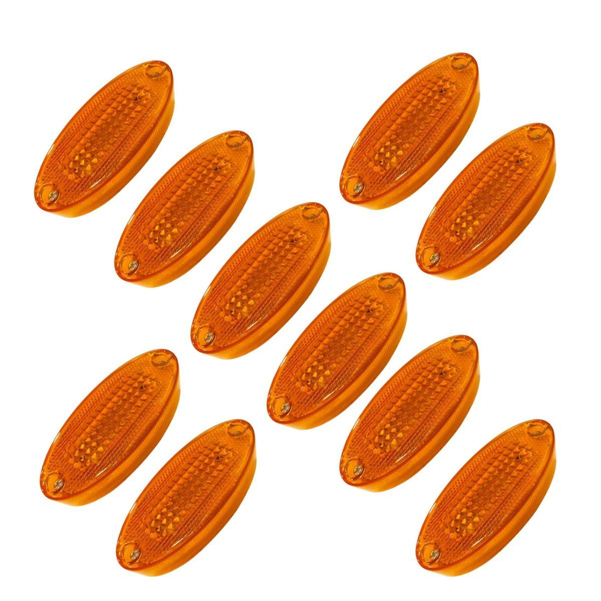 10PCS led marker lights trailer, 12V Trailer Marker Light Amber Universal Fit Side Marker
10PCS led marker lights trailer, 12V Trailer Marker Light Amber Universal Fit Side Marker