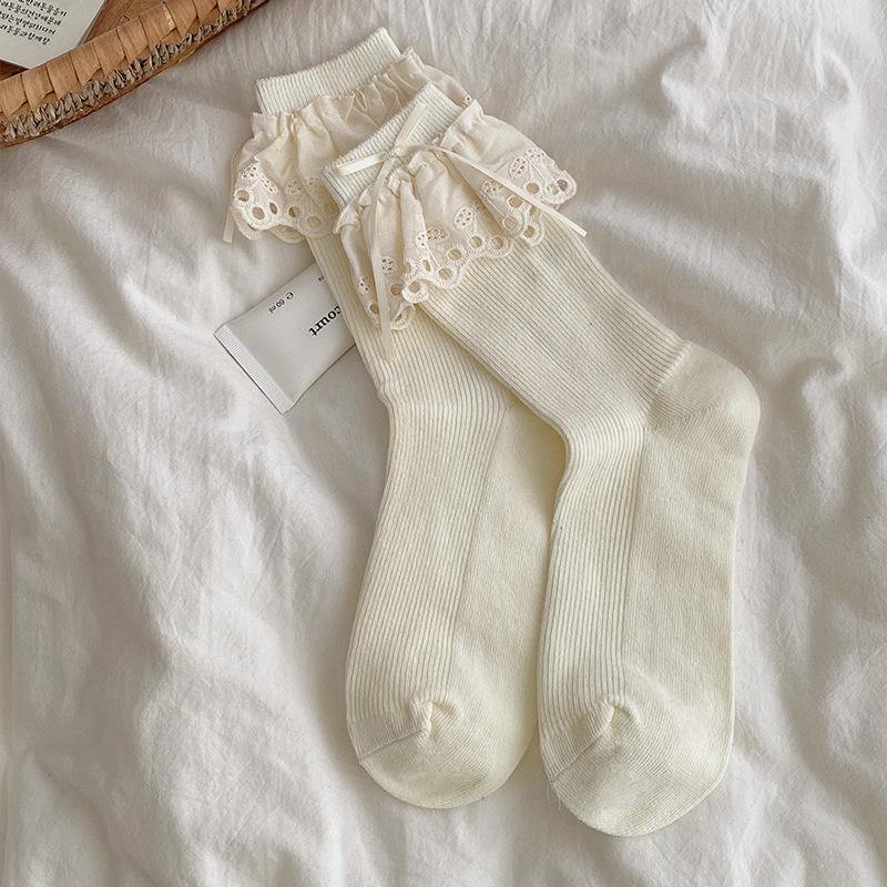Women s Summer Thin Sweet Cutout Cherry Lace Breathable Sweaty Ballet Wind Drum Stack Socks 1 pair білий
Women s Summer Thin Sweet Cutout Cherry Lace Breathable Sweaty Ballet Wind Drum Stack Socks 1 pair білий