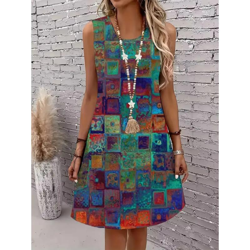 Printed sleeveless sundress without pockets XL
Printed sleeveless sundress without pockets XL