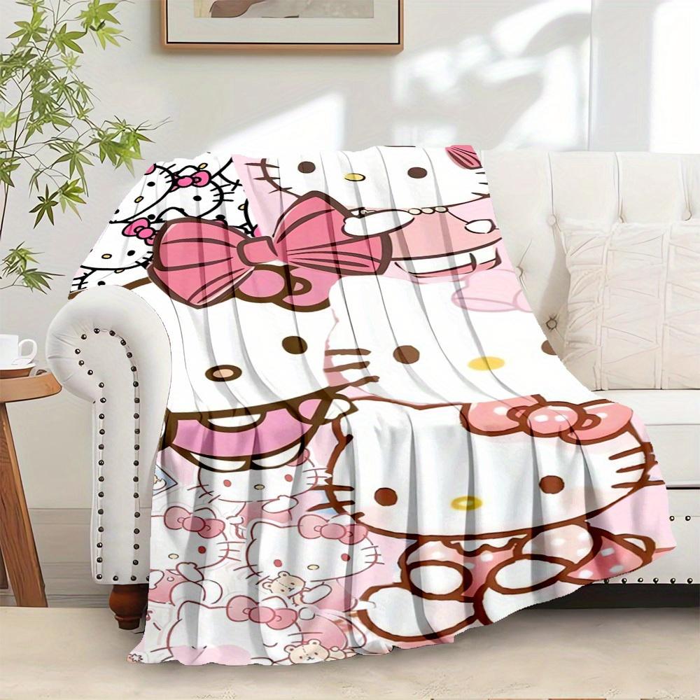 1pc Hello Kitty Pink Bow Pattern Flannel Blanket - Home Decor Blanket for All Seasons, Soft and Cozy, Machine Washable, Perfect as a Gift fo 130x150cm
1pc Hello Kitty Pink Bow Pattern Flannel Blanket - Home Decor Blanket for All Seasons, Soft and Cozy, Machine Washable, Perfect as a Gift fo 130x150cm