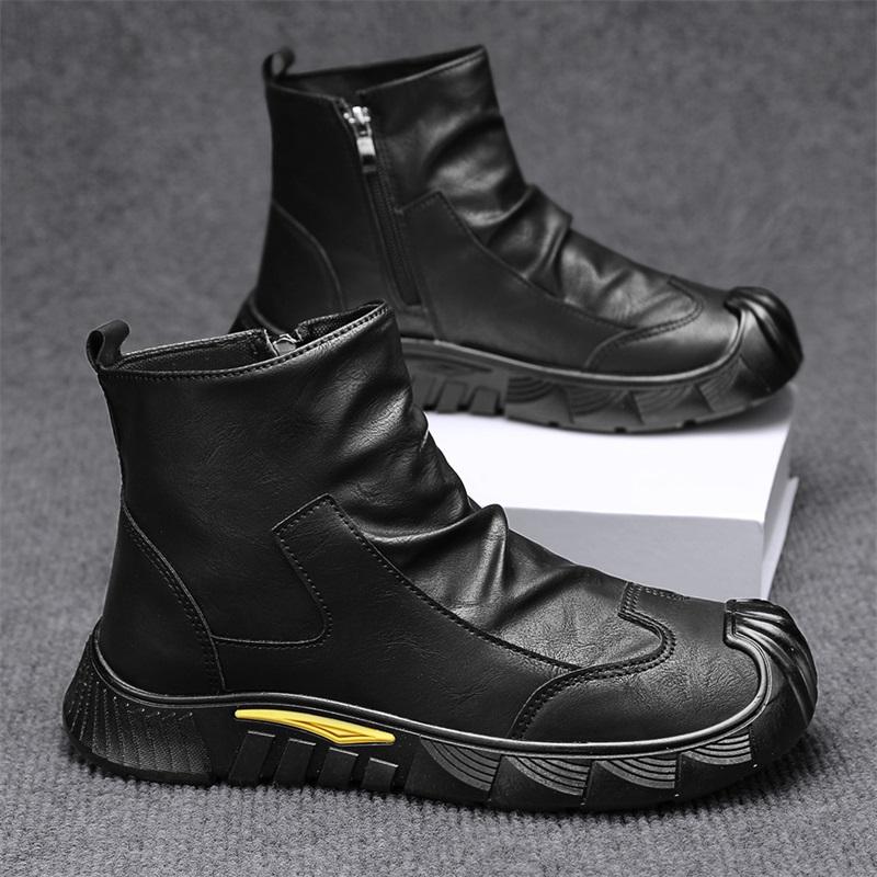 High Quality Men Casual Boots Soft Leather Men s Ankle Boots High Top Slip on Leisure Walking Footwear Comfortable Chelsea Boots 39 чорний
High Quality Men Casual Boots Soft Leather Men s Ankle Boots High Top Slip on Leisure Walking Footwear Comfortable Chelsea Boots 39 чорний