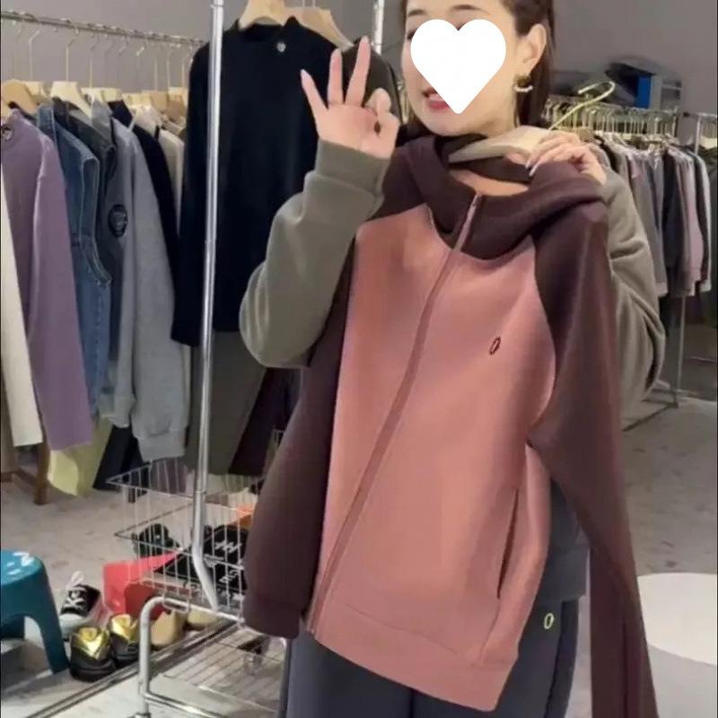 Extra Large Size Color Block Hooded Sweatshirt for Women Autumn Casual Versatile Loose Zipper Top XXXL
Extra Large Size Color Block Hooded Sweatshirt for Women Autumn Casual Versatile Loose Zipper Top XXXL