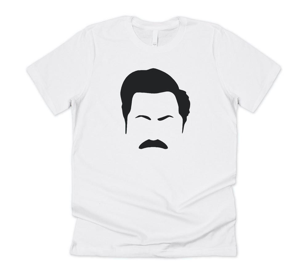 Ron Swanson Outline T-shirt Tee Funny Parks and Rec Recreation Show Cool Gift L
Ron Swanson Outline T-shirt Tee Funny Parks and Rec Recreation Show Cool Gift L