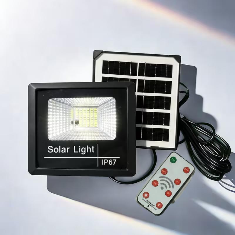 High Brightness 50W Solar Street Light Outdoor Flood Light with Remote & Reflector Security Spotlight for Garden, Patio, Pathway
High Brightness 50W Solar Street Light Outdoor Flood Light with Remote & Reflector Security Spotlight for Garden, Patio, Pathway