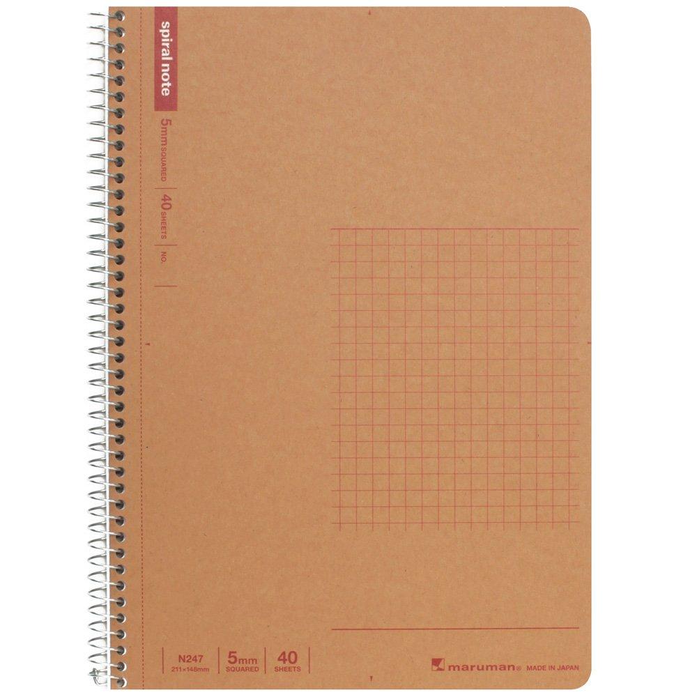 Блокнот Maruman Note Ring 5 мм в линейку, базовый формат A5, 40 листов, набор из 10 книг N247
Блокнот Maruman Note Ring 5 мм в линейку, базовый формат A5, 40 листов, набор из 10 книг N247