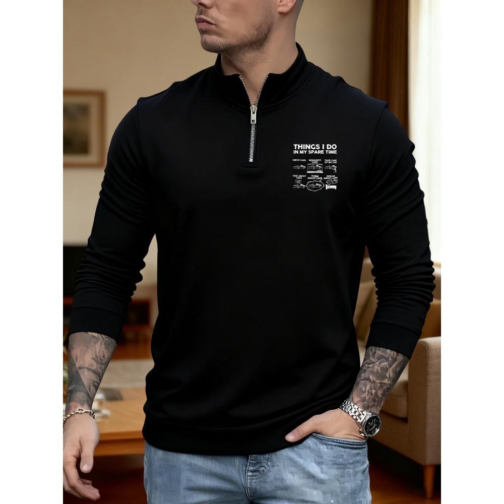 Fashionable and Comfortable Zipper Stand Up Collar Sweatshirt, Suitable for Car Enthusiasts, with Daily Prints, Suitable for Home Wear XL чорний
Fashionable and Comfortable Zipper Stand Up Collar Sweatshirt, Suitable for Car Enthusiasts, with Daily Prints, Suitable for Home Wear XL чорний